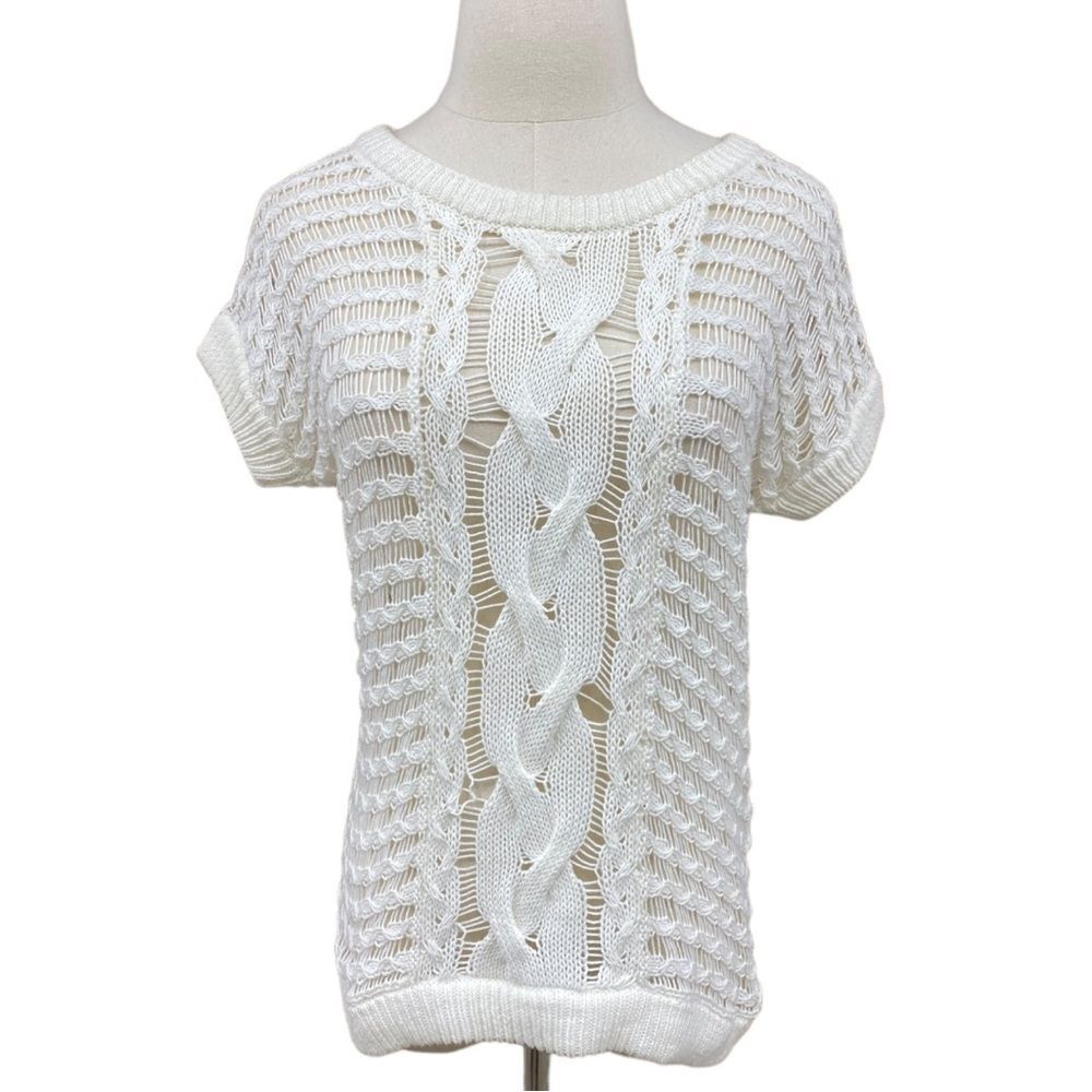 Revolve x Trina Turk Owens Sweater In White Wash Size Small